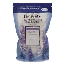 Dr Teal's Ultra Moisturizing Bath Bombs Five (5) 1.6 oz Moisture Soothing Bath Bombs with Lavender, Essential Oils, Jojo