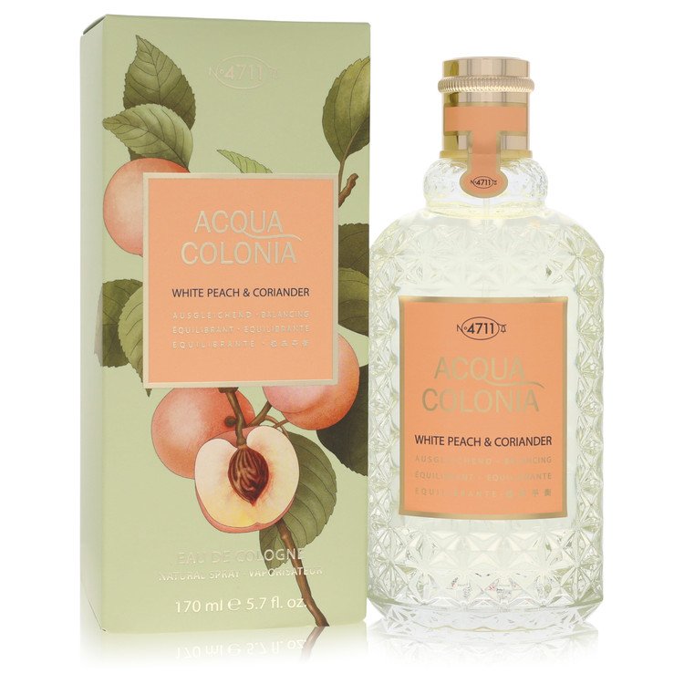 4711 Acqua Colonia White Peach & Coriander Eau De Cologne Spray (Unisex) By 4711