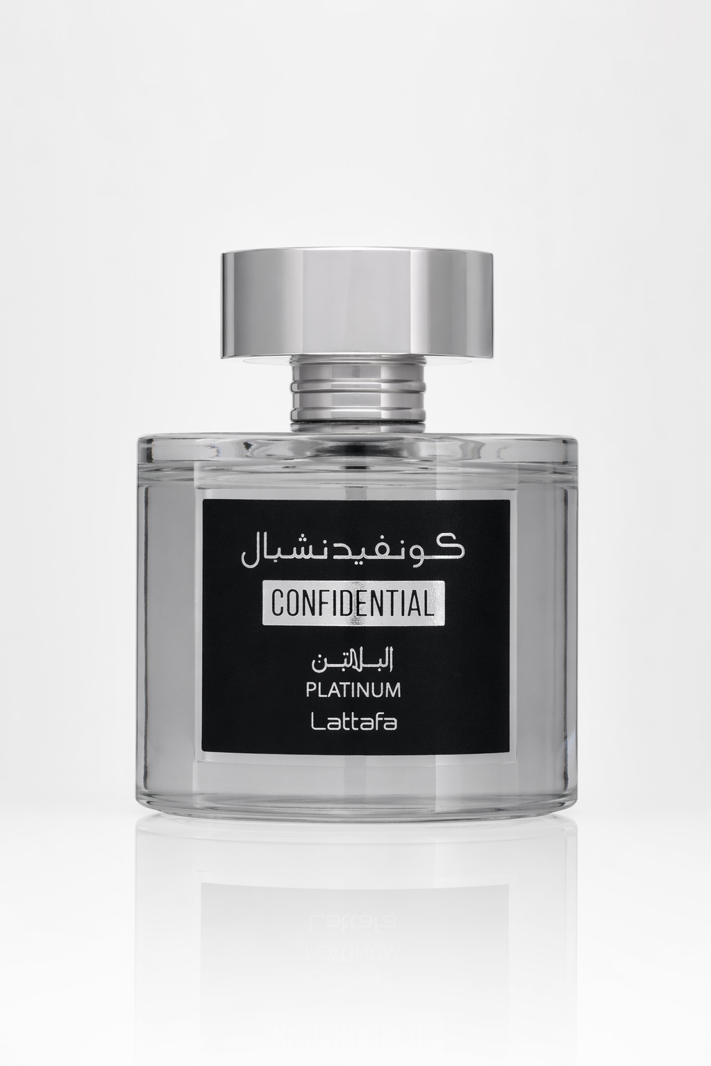 Lattafa Confidential Platinum Eau De Parfum Spray (Unisex) By Lattafa Default
