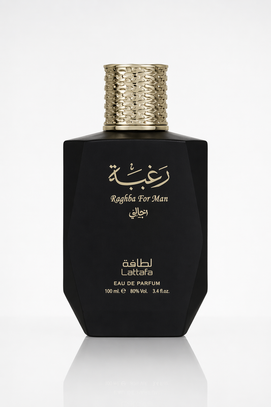 Lattafa Raghba Man Eau De Parfum Spray plus 1.7 oz Deodorant Spray By Lattafa Default