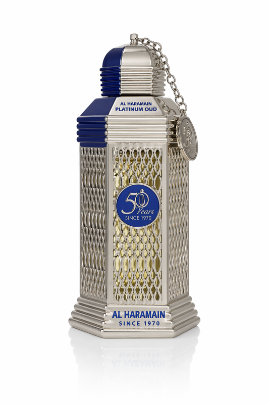 Al Haramain 50 Years Platinum Oud Eau De Parfum Spray (Unisex) By Al Haramain Default