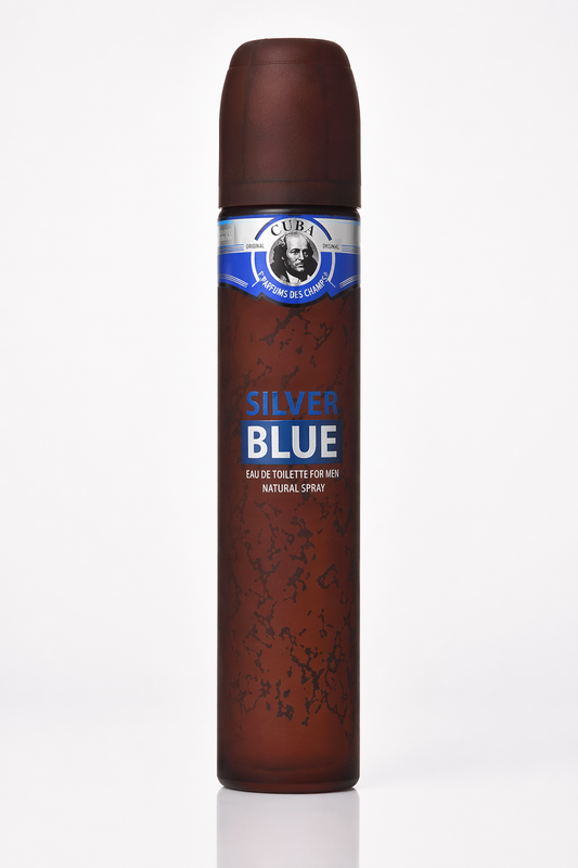 Cuba Silver Blue Eau De Toilette Spray By Fragluxe Default