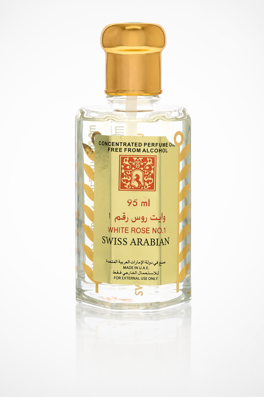 White Rose No 1 Concentrated Perfume Oil Free From Alcohol (Unisex Unboxed) By Swiss Arabian Default