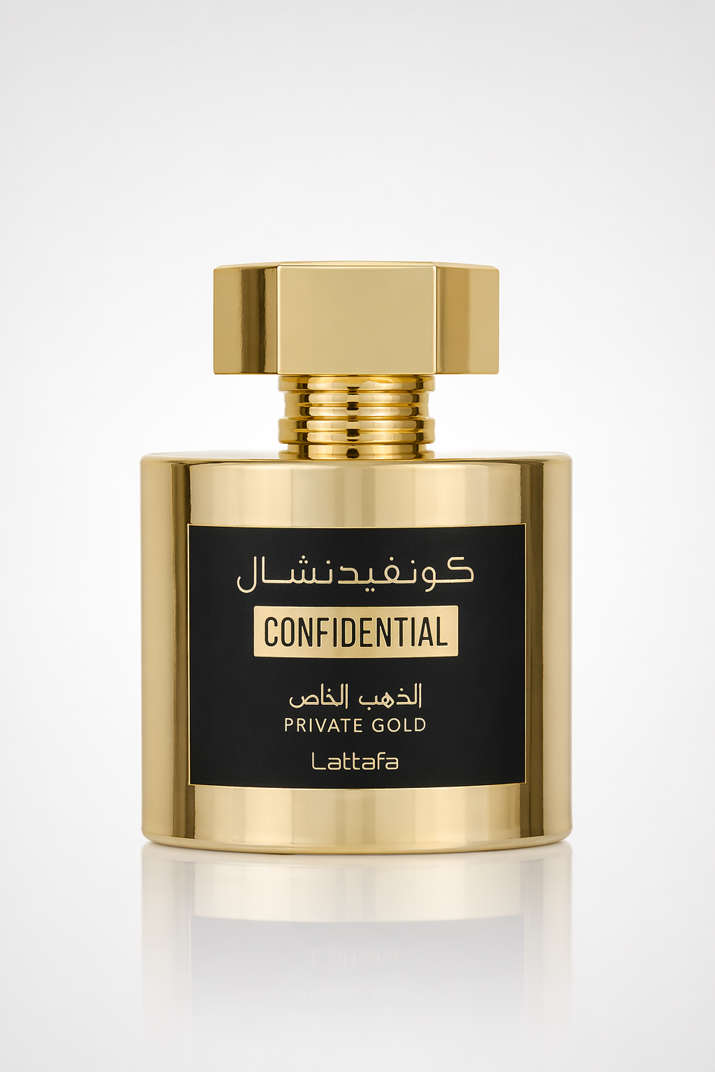 Lattafa Confidential Private Gold Eau De Parfum Spray (Unisex) By Lattafa Default