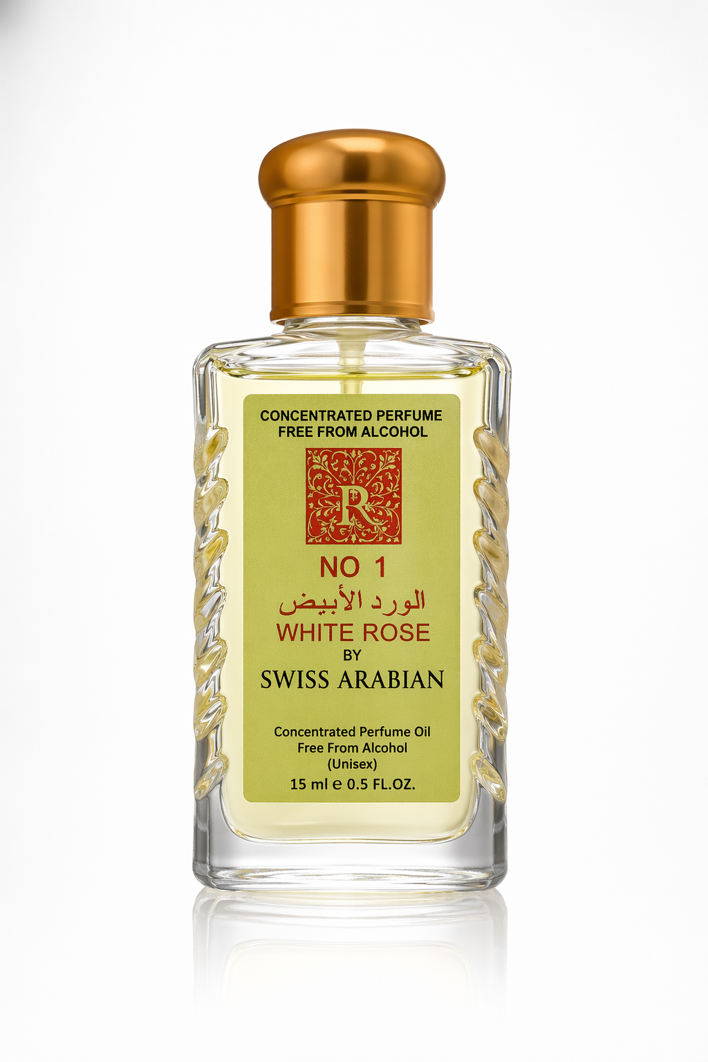 White Rose No 1 Concentrated Perfume Oil Free From Alcohol (Unisex) By Swiss Arabian Default