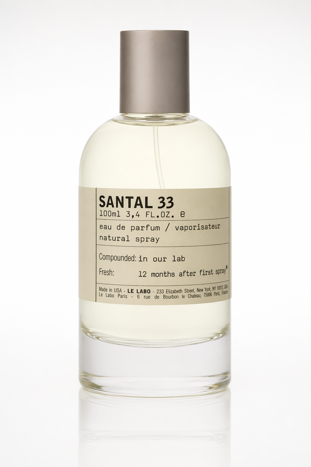 Le Labo Santal 33 Eau De Parfum Spray By Le Labo Default