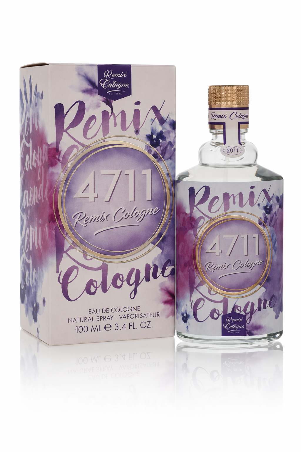 4711 Remix Lavender Eau De Cologne Spray (Unisex) By 4711 Default