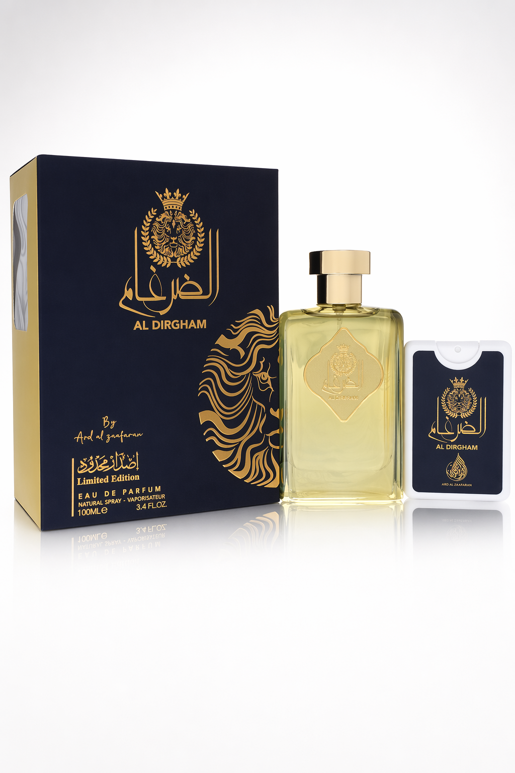 Ard Al Zaafaran Al Dirgham Eau De Parfum Spray +.65 Mini EDP Spray (Limited Edition Unisex) By Al Zaafaran Default