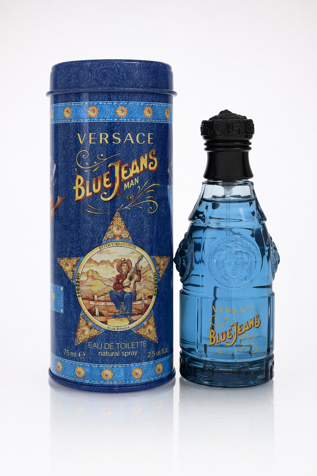 Blue Jeans Eau De Toilette Spray (New Packaging) By Versace Default