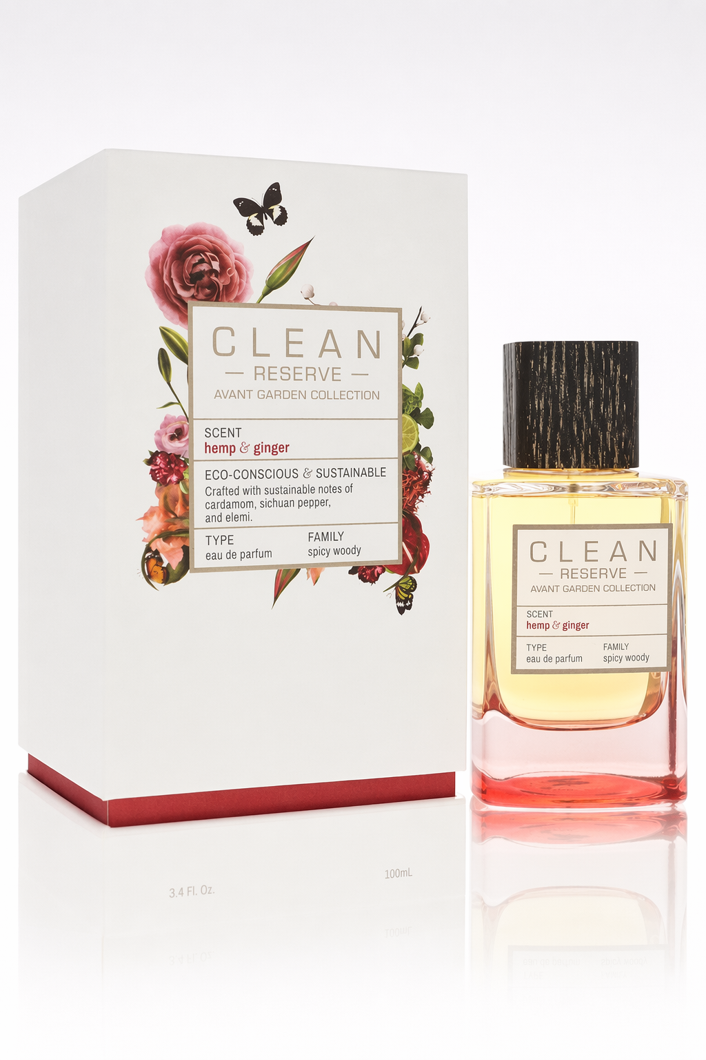 Clean Reserve Hemp & Ginger Eau De Parfum Spray (Unisex) By Clean Default