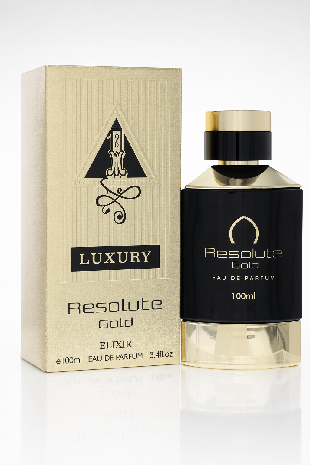 Khalis Resolute Gold Elixir Luxury Collection Eau De Parfum Spray By Khalis Default