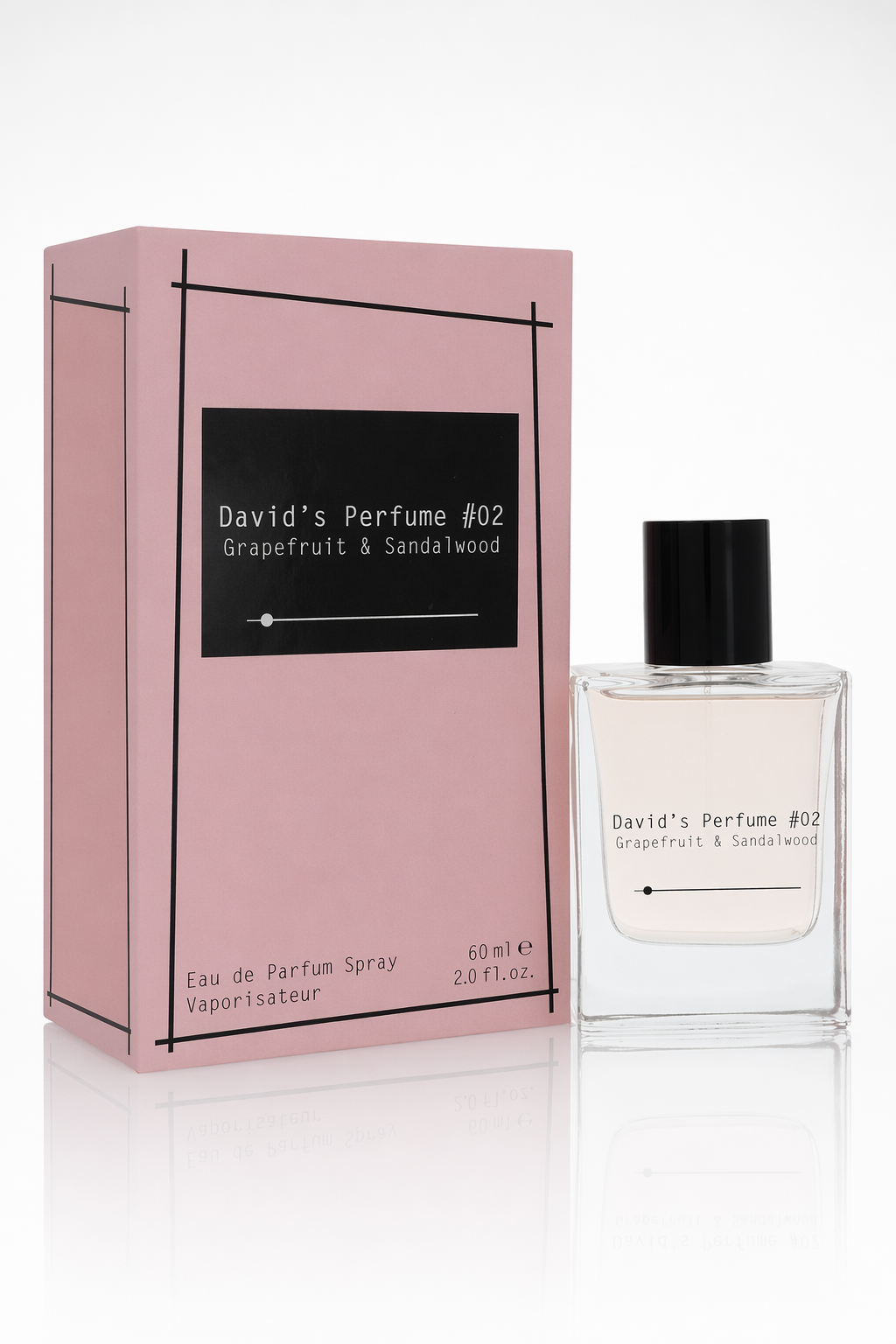 David's Perfume #02 Grapefruit & Sandalwood Eau De Parfum Spray (Unisex) By David Dobrik Default