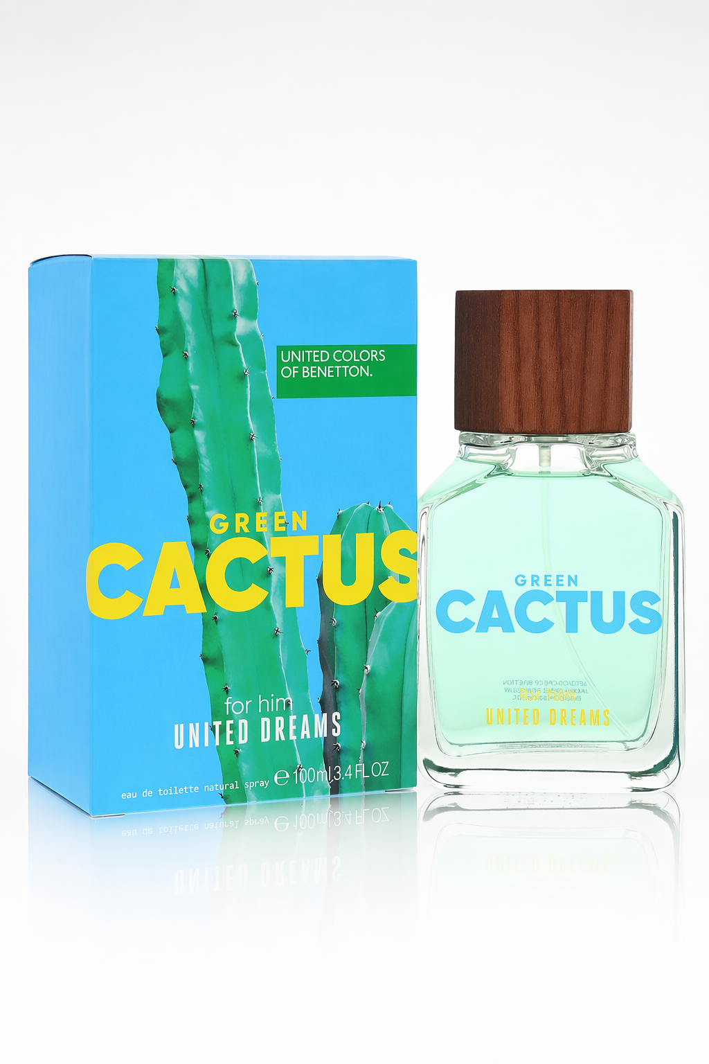 United Dreams Green Cactus Eau De Toilette Spray By Benetton Default