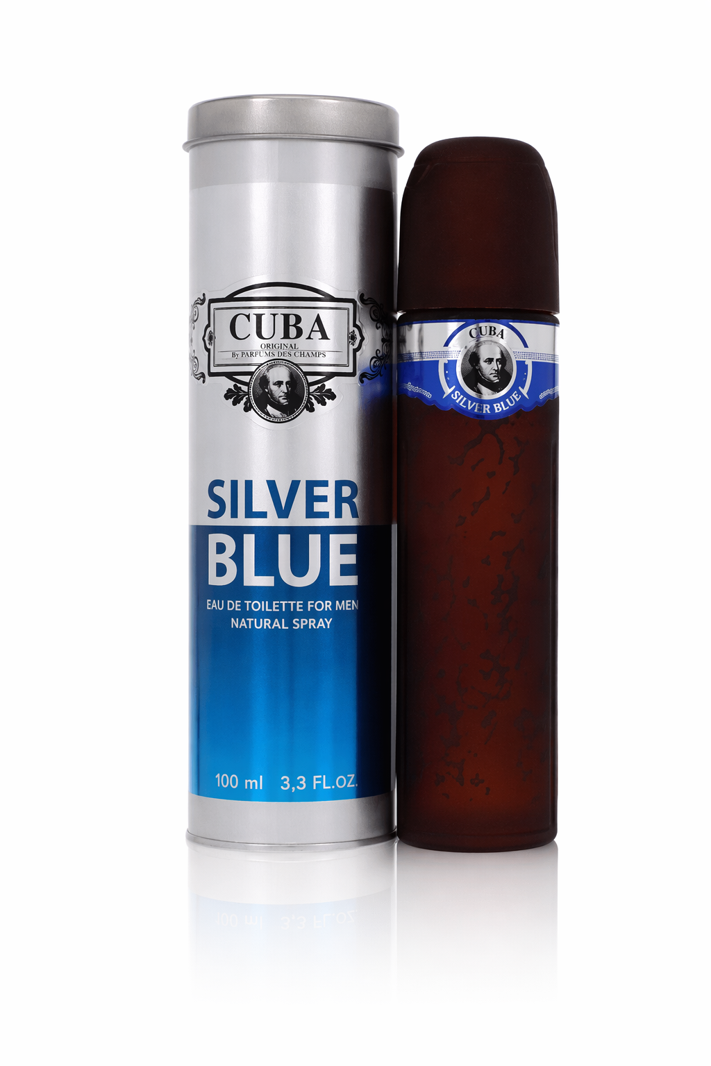Cuba Silver Blue Eau De Toilette Spray By Fragluxe Default