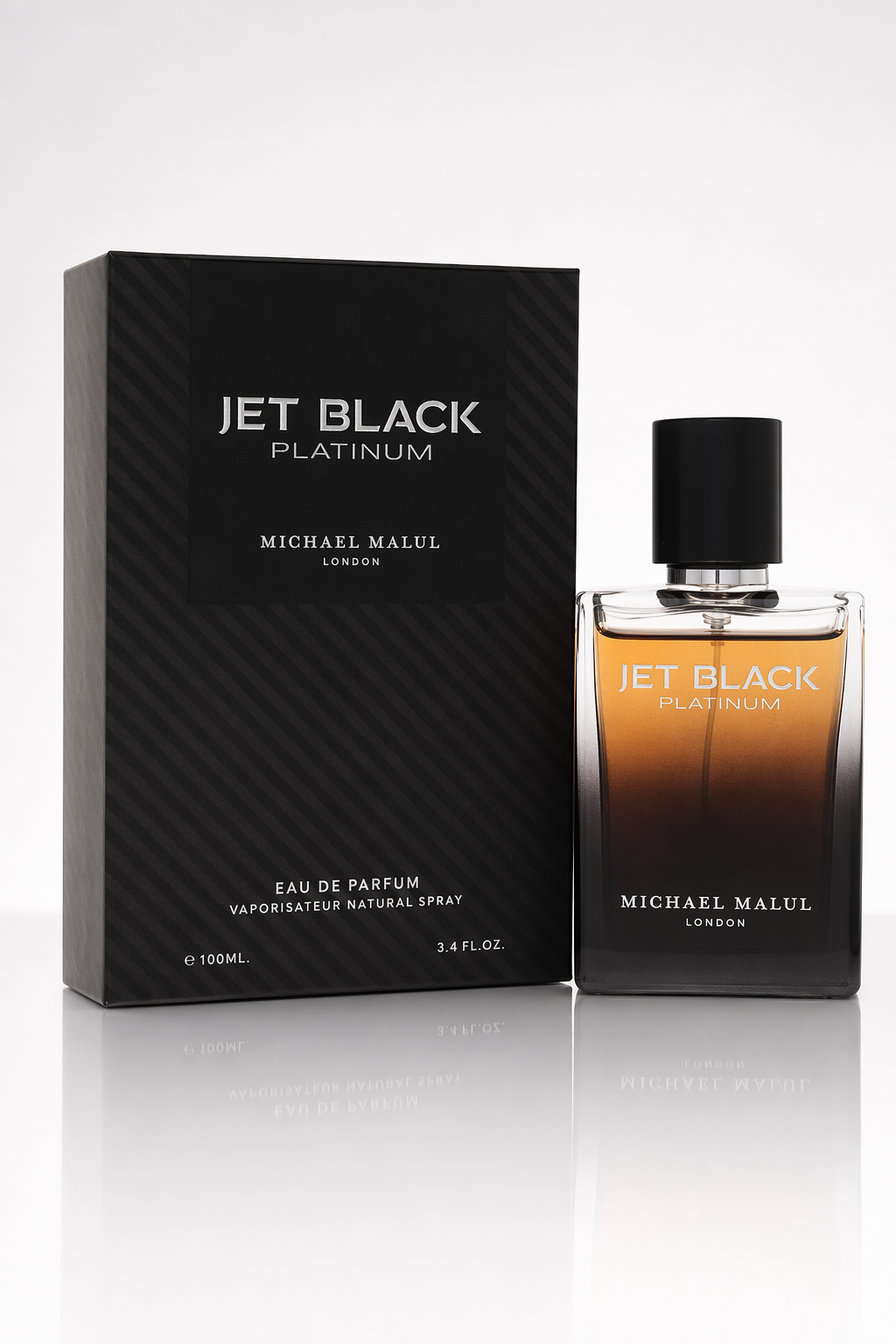 Jet Black Platinum Eau De Parfum Spray By Michael Malul Default
