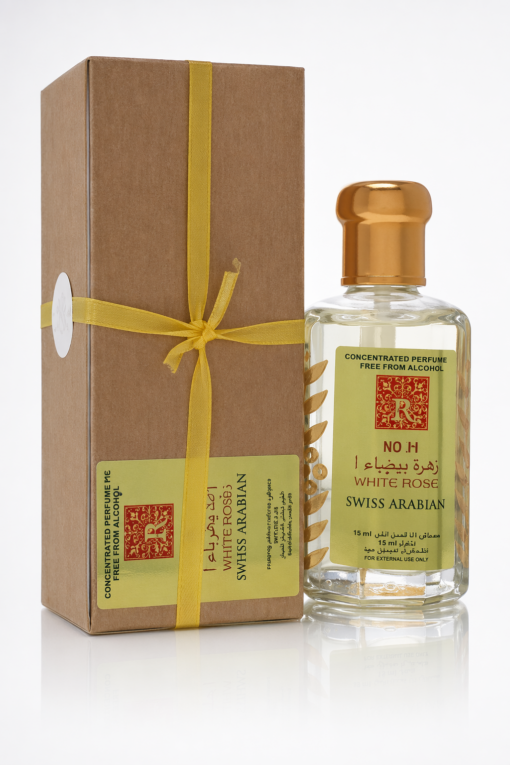White Rose No 1 Concentrated Perfume Oil Free From Alcohol (Unisex) By Swiss Arabian Default