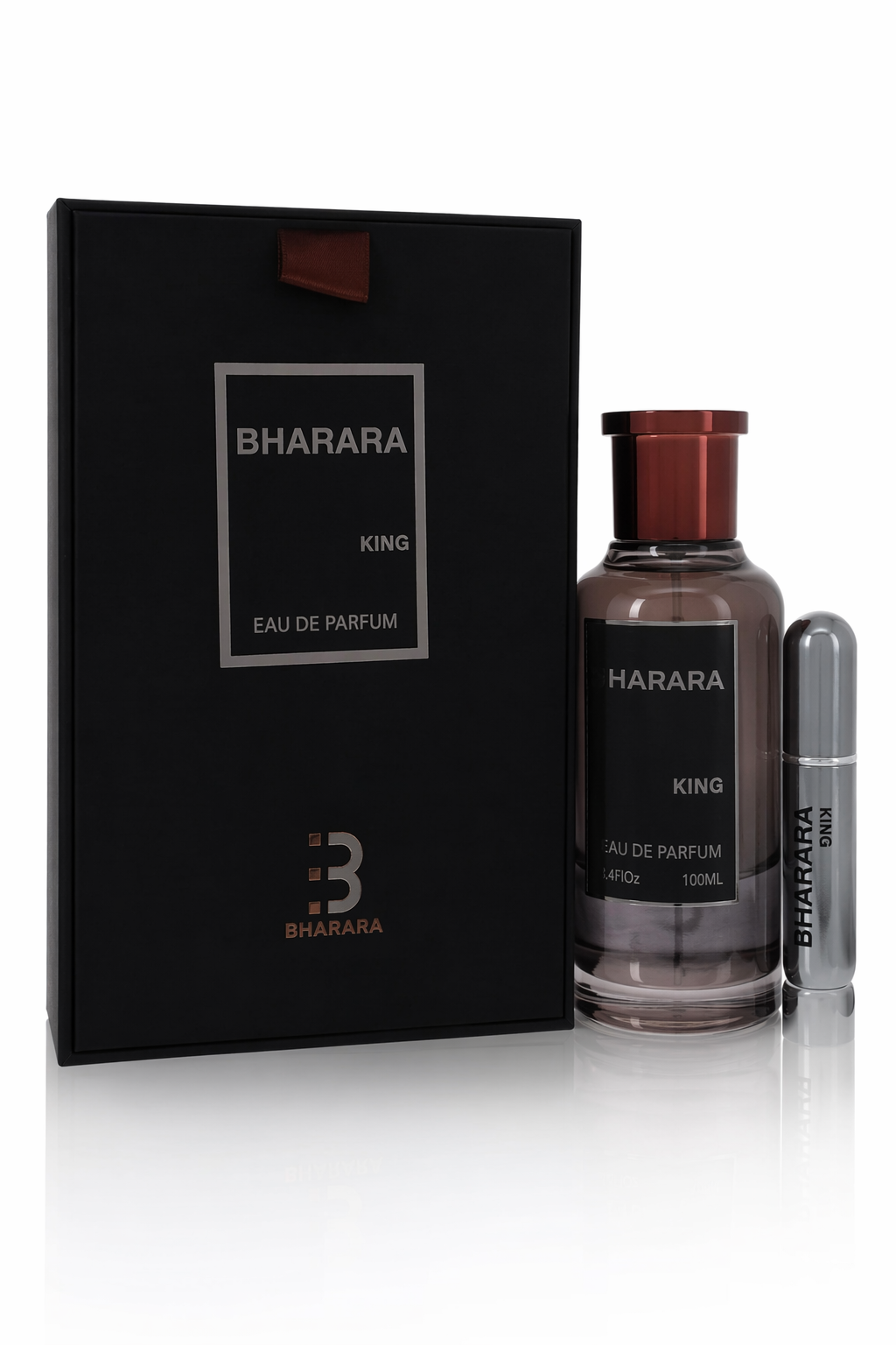 Bharara King Eau De Parfum Spray + Refillable Travel Spray By Bharara Beauty Default