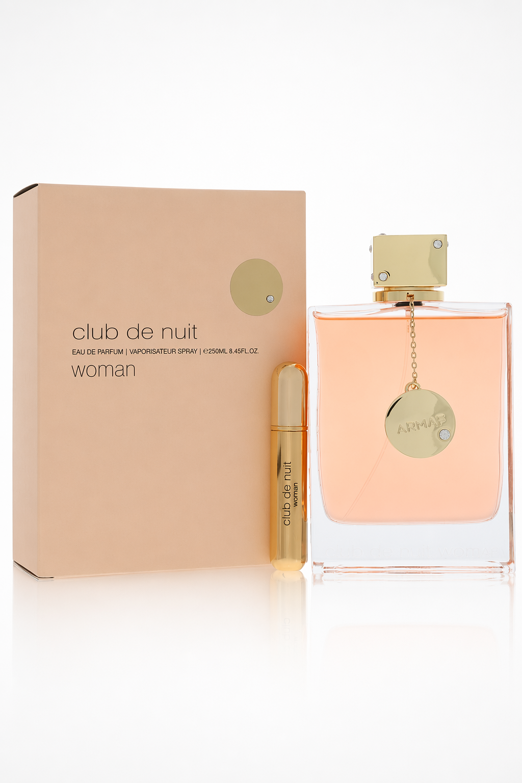 Club De Nuit Eau De Parfum Spray with Travel Refill Spray By Armaf Default