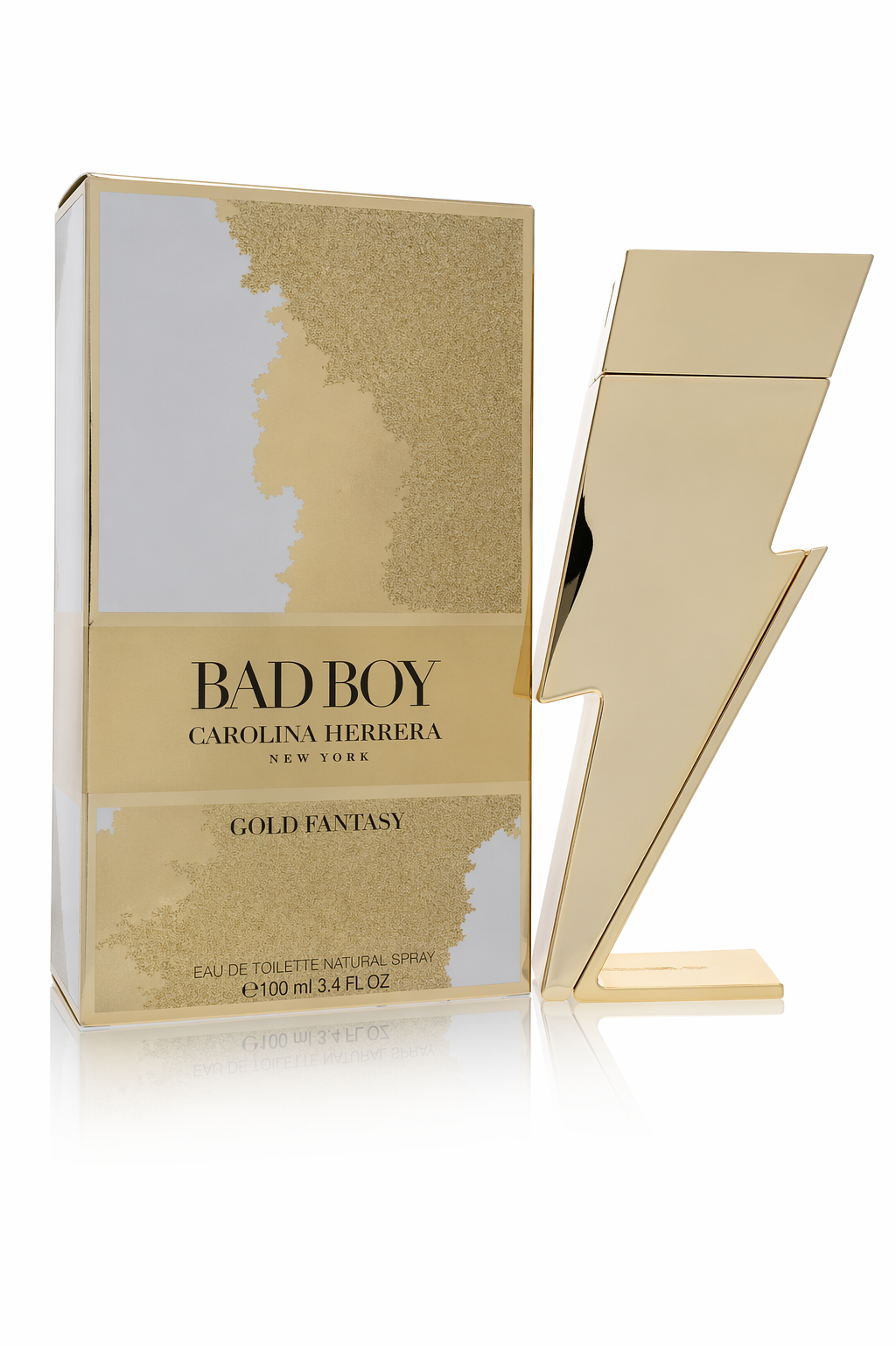 Bad Boy Gold Fantasy Eau De Toilette Spray By Carolina Herrera Default