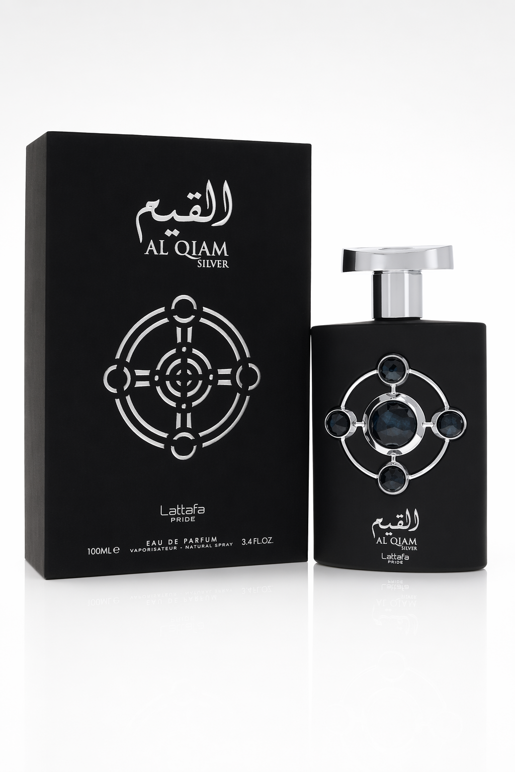Lattafa Pride Al Qiam Silver Eau De Parfum Spray (Unisex) By Lattafa Default