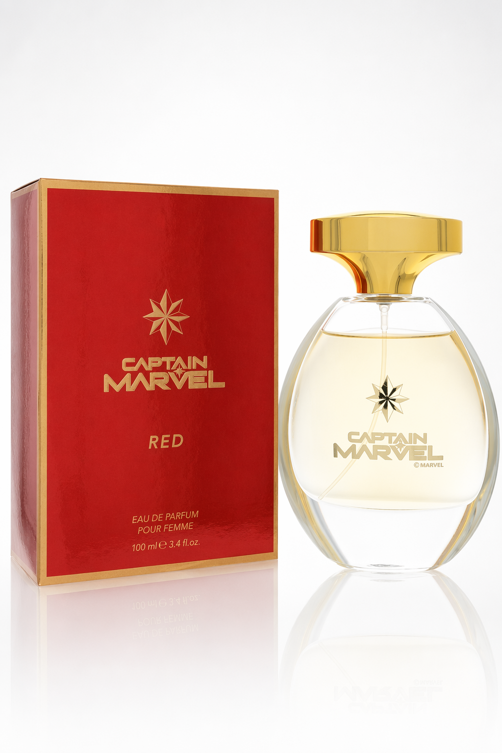 Captain Marvel Red Eau De Parfum Spray By Marvel Default