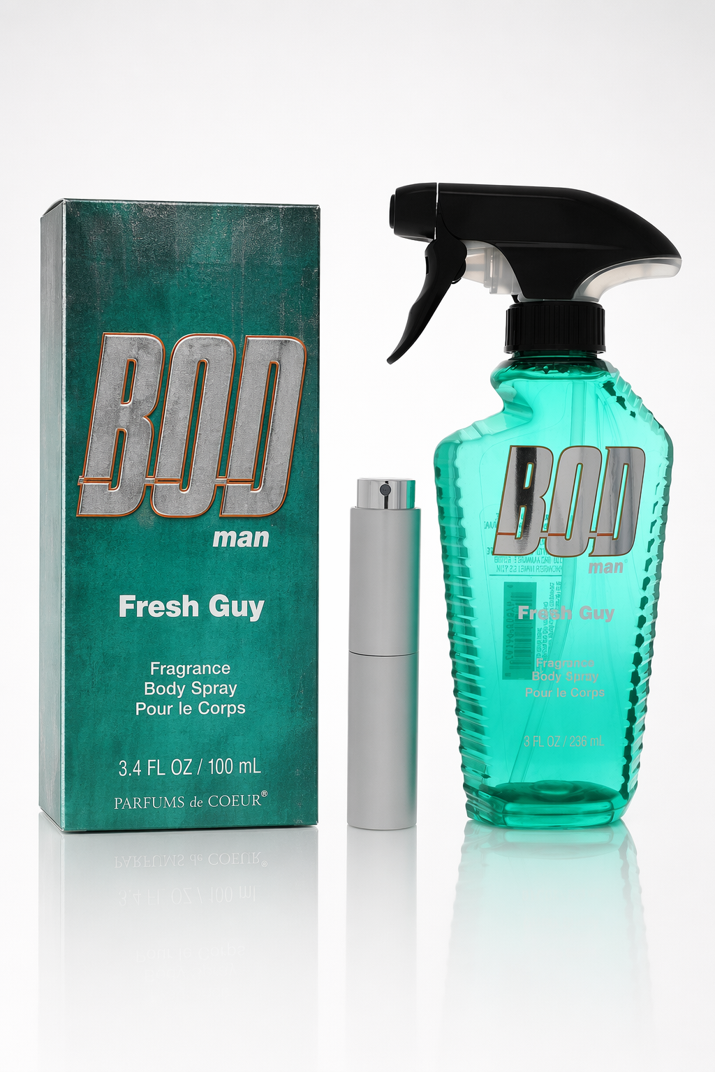 Bod Man Fresh Guy Travel Spray By Parfums De Coeur Default