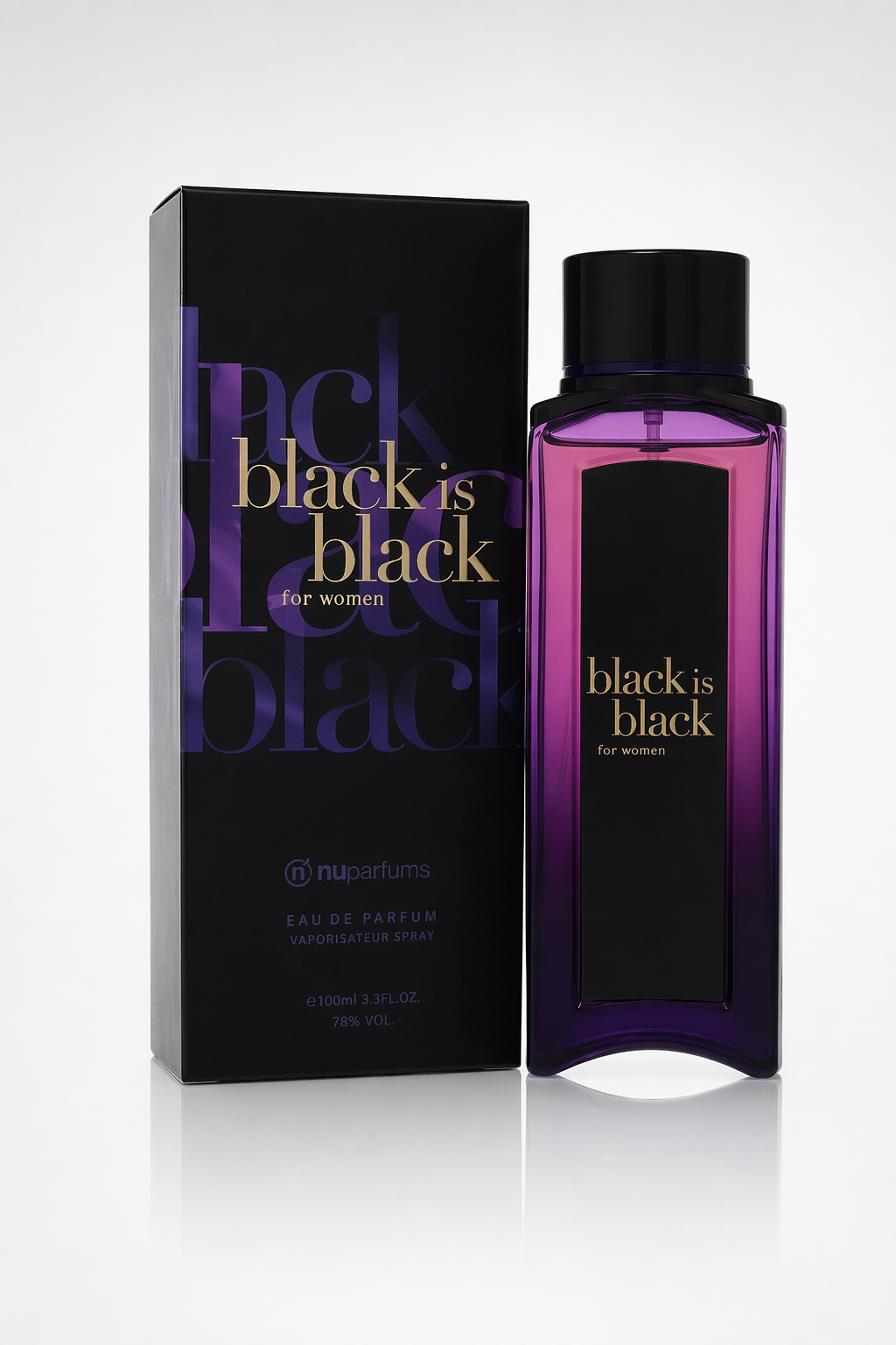 Black Is Black Eau De Parfum Spray By Nu Parfums Default