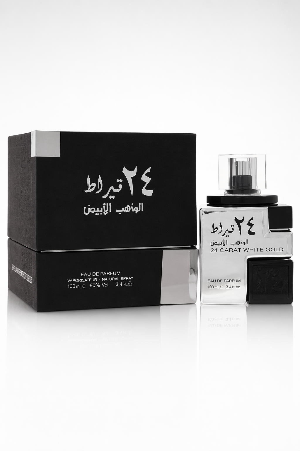Lattafa 24 Carat White Gold Eau De Parfum Spray (Unisex) By Lattafa Default