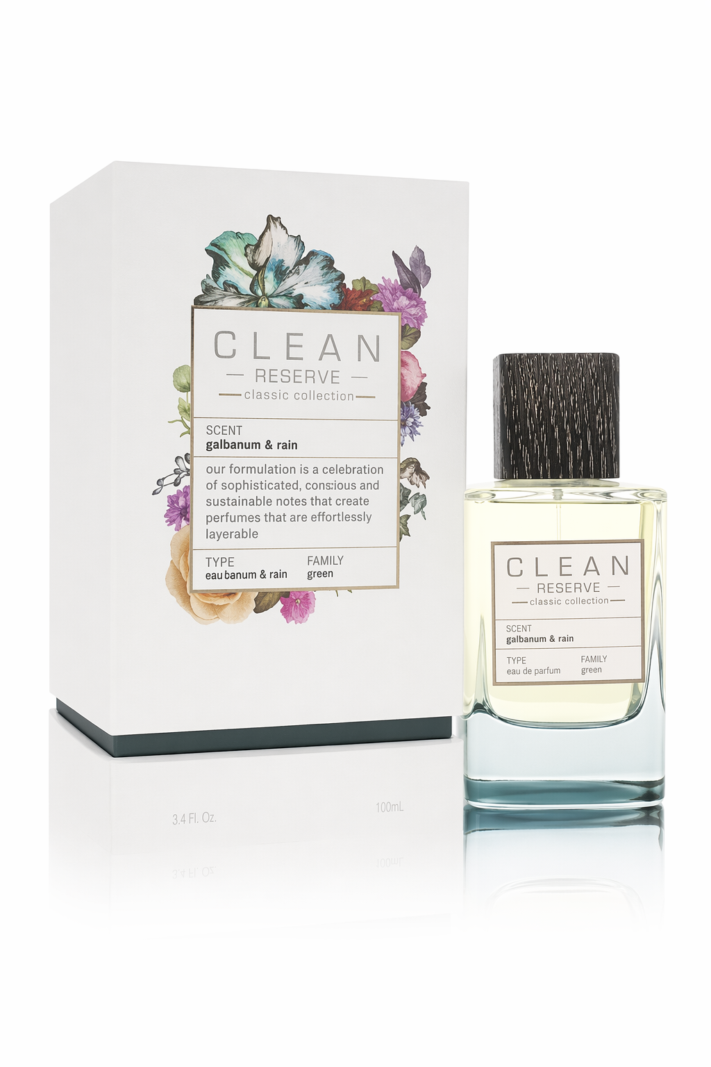 Clean Reserve Galbanum & Rain Eau De Parfum Spray (Unisex) By Clean Default