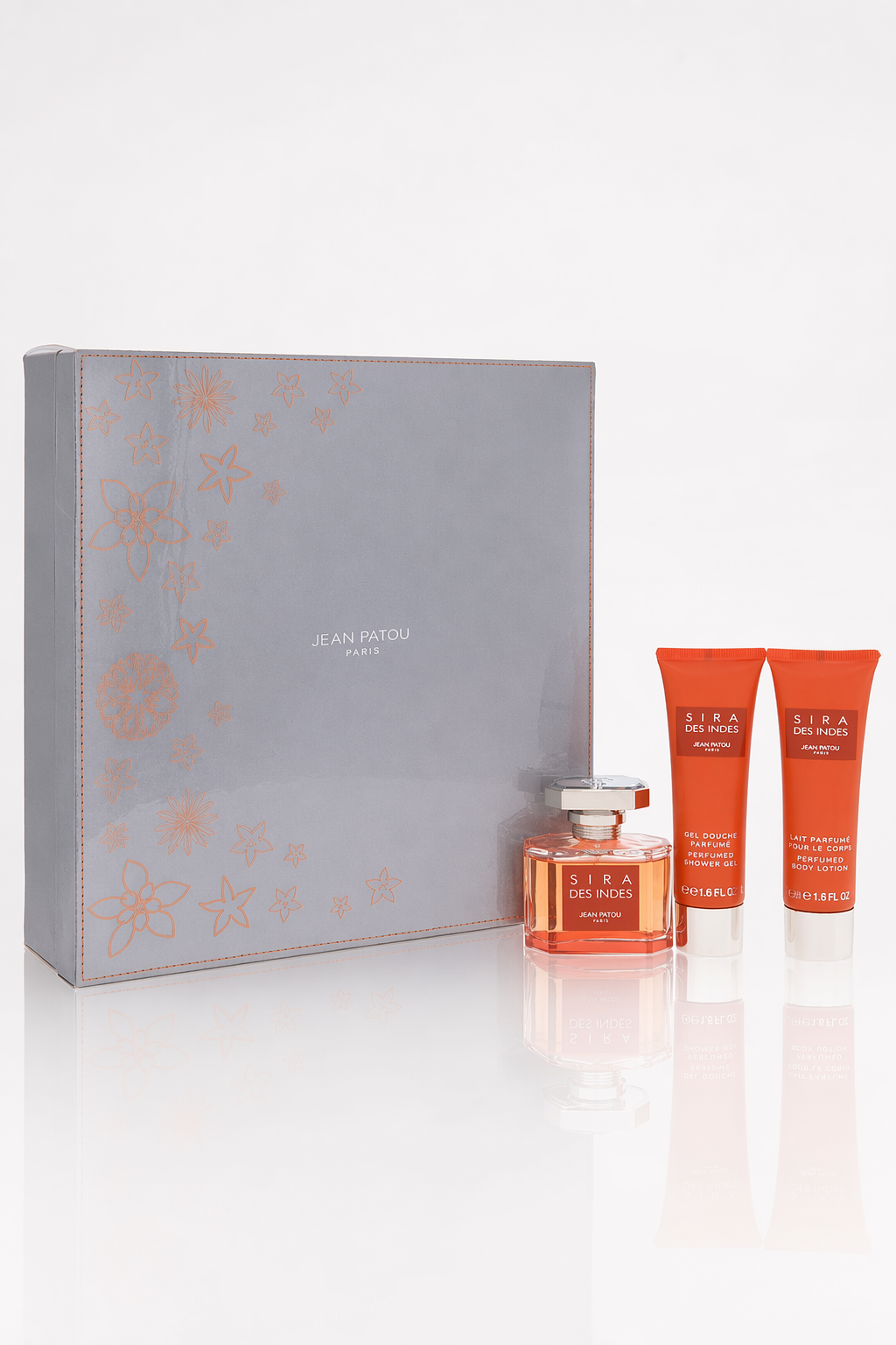 Sira Des Indes Gift Set - 1.6 oz Eau De Parfum Spray + 1.6 oz Body Lotion + 1.6 oz Shower Gel By Jean Patou Default