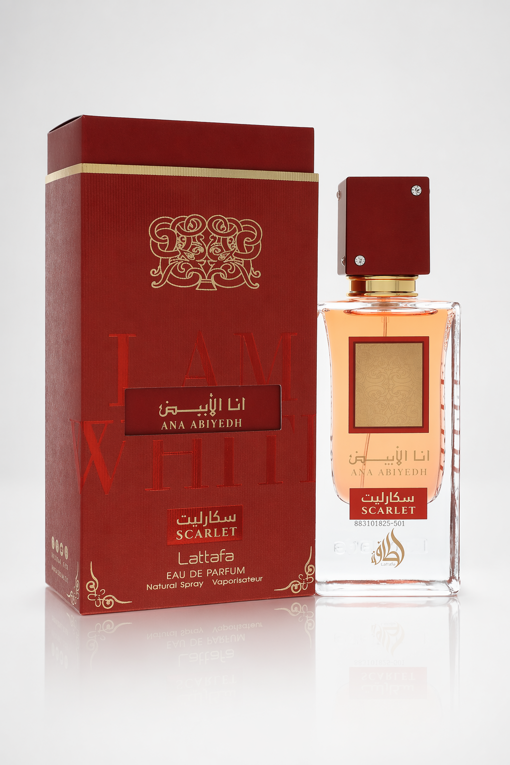 Ana Abiyedh I Am White Scarlet Eau De Parfum Spray (Unisex) By Lattafa Default