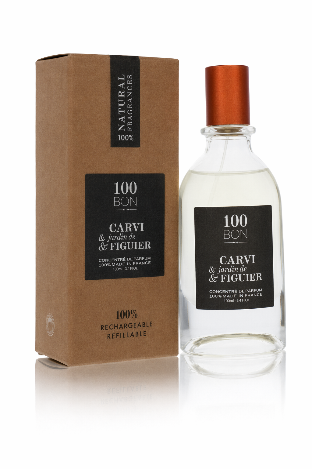 100 Bon Carvi & Jardin De Figuier Concentree De Parfum Spray (Unisex Refillable) By 100 Bon Default