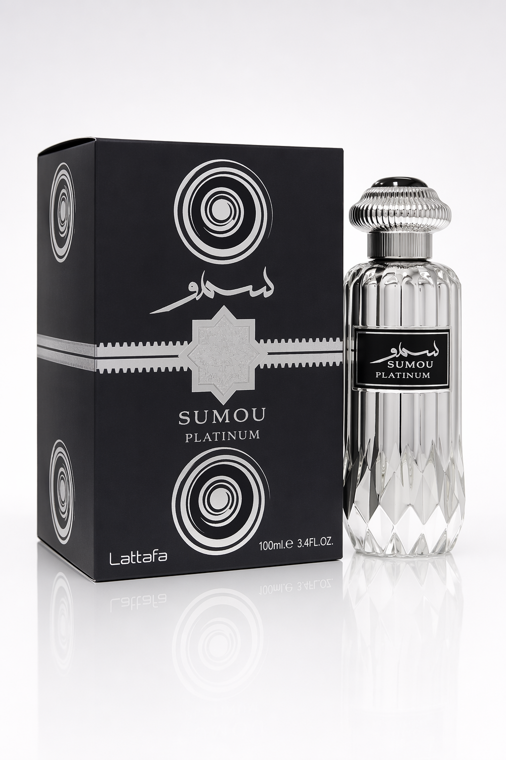 Lattafa Sumou Platinum Eau De Parfum Spray (Unisex) By Lattafa Default