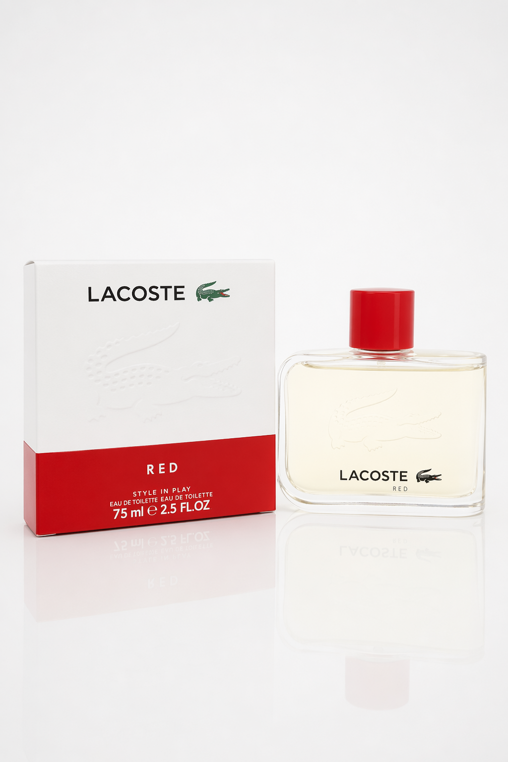 Lacoste Red Style In Play Eau De Toilette Spray (New Packaging) By Lacoste Default