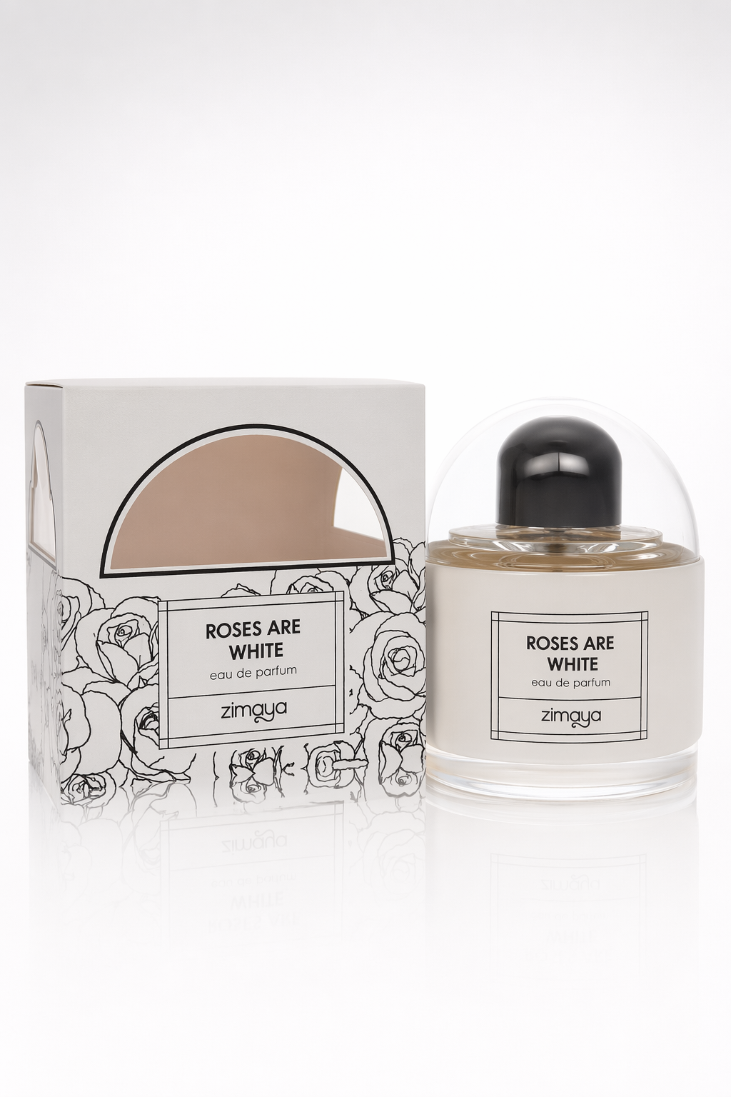 Afnan Zimaya Roses Are White Eau De Parfum Spray (Unisex) By Afnan Default
