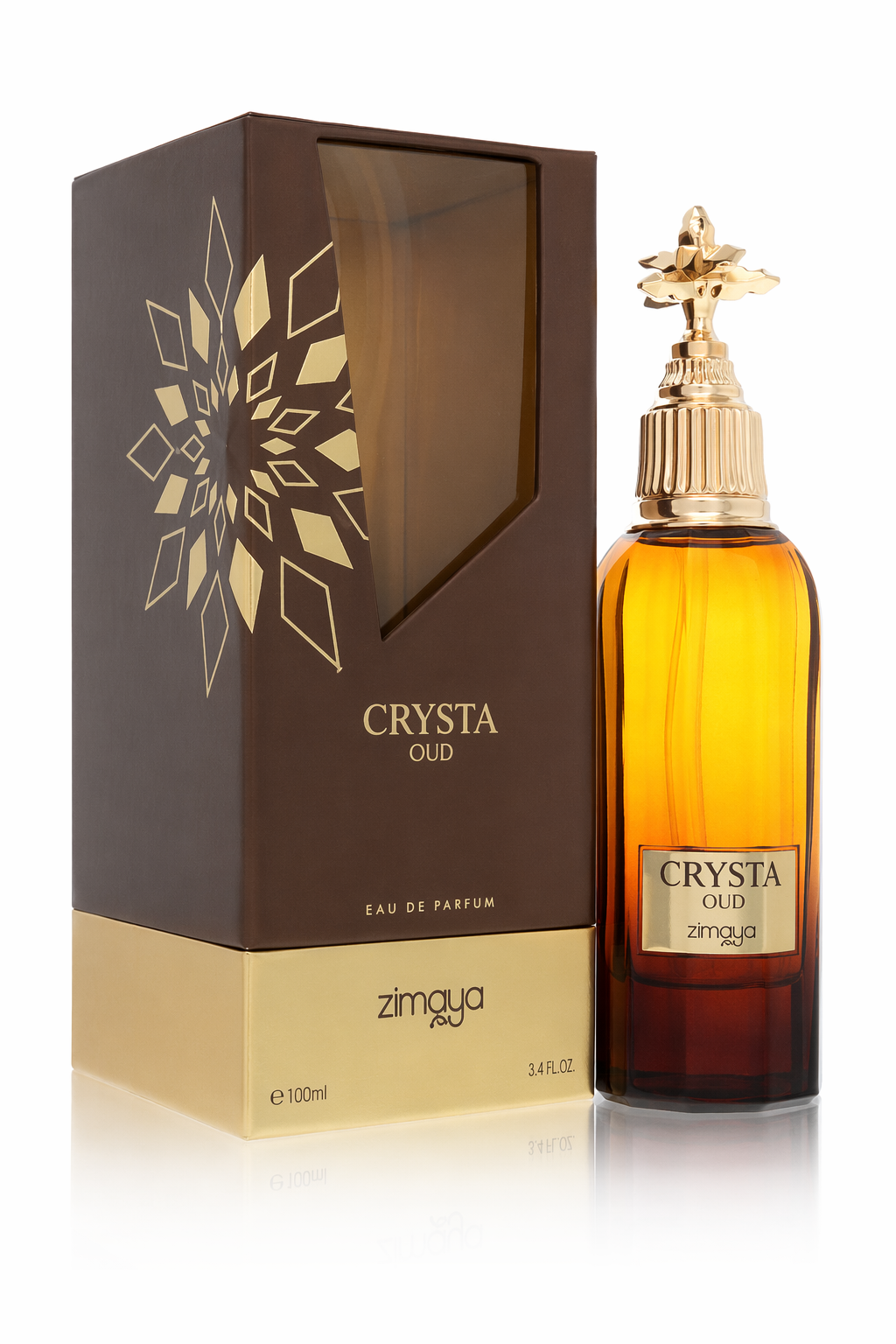 Afnan Zimaya Crysta Oud Eau De Parfum Spray (Unisex) By Afnan Default