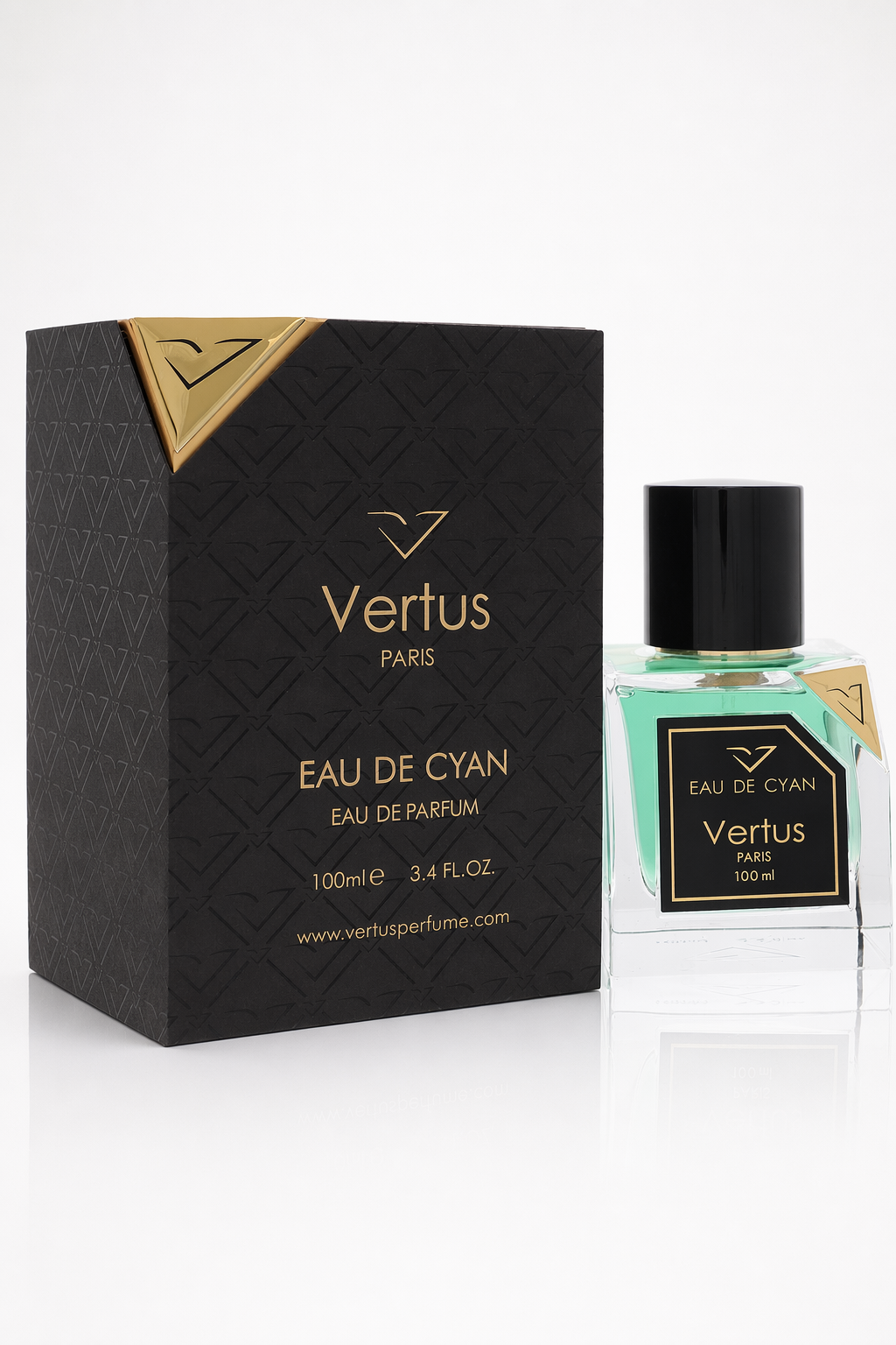 Vertus Eau De Cyan Eau De Parfum Spray (Unisex) By Vertus Default