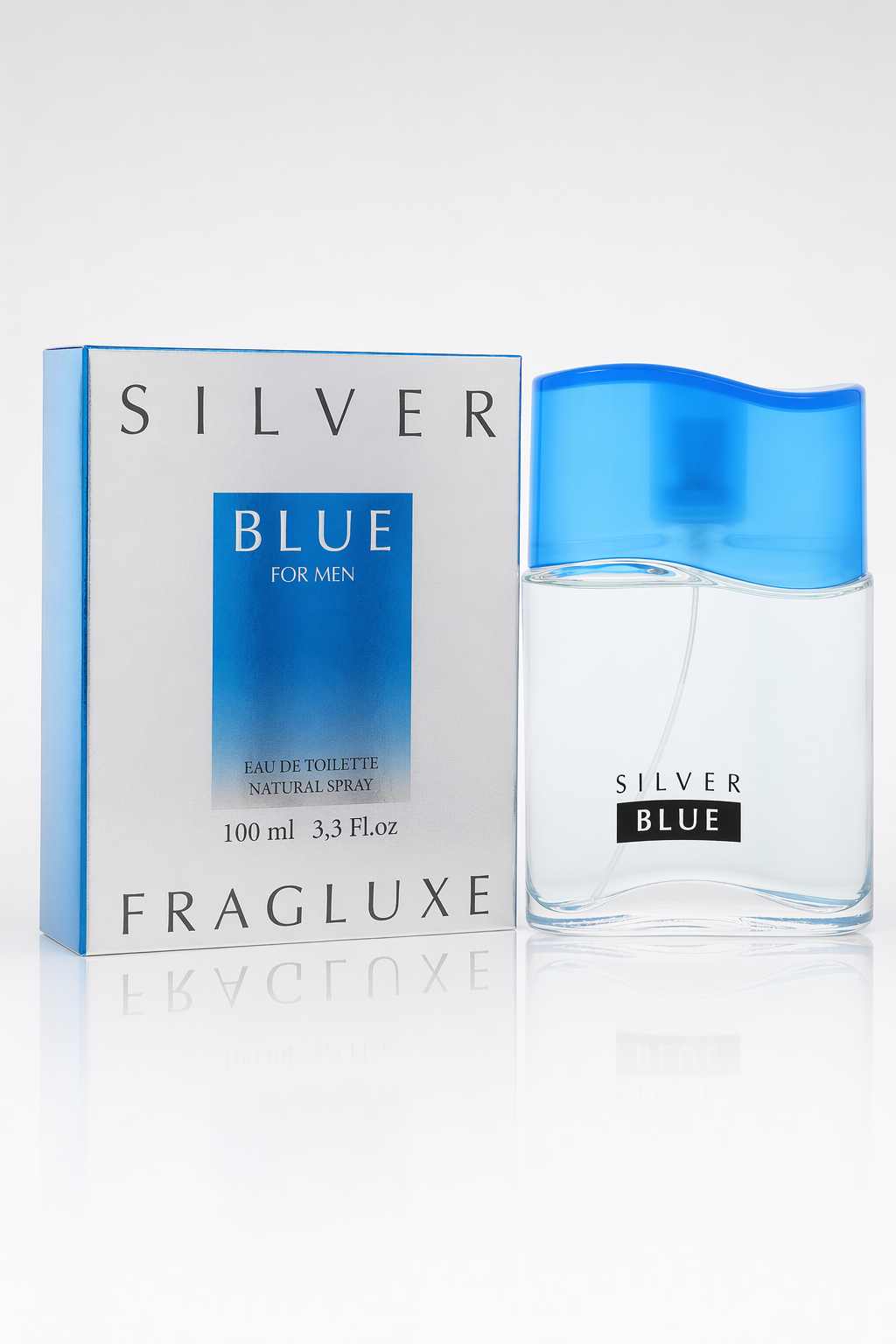 Fragluxe Silver Blue Eau De Toilette Spray By Fragluxe Default