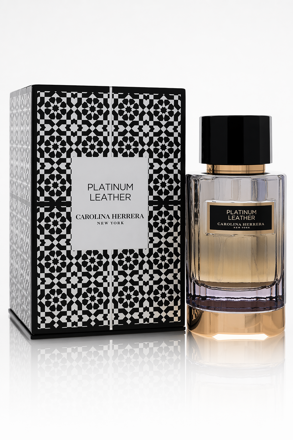 Platinum Leather Eau De Parfum Spray (Unisex) By Carolina Herrera Default