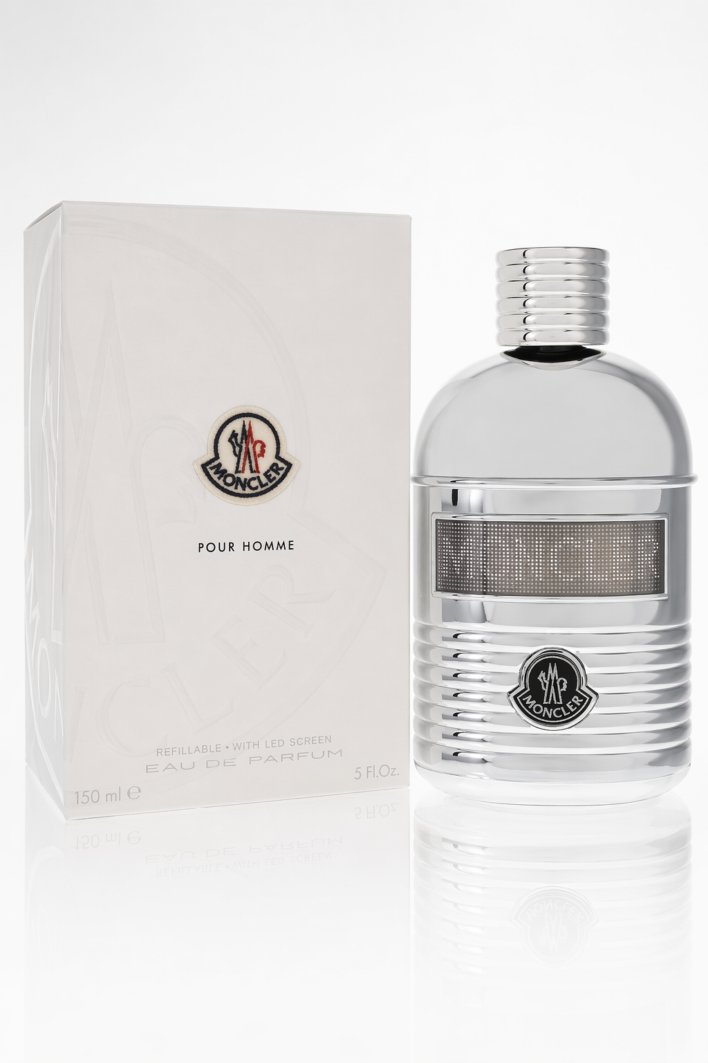 Moncler Eau De Parfum Spray (Refillable + LED Screen) By Moncler Default