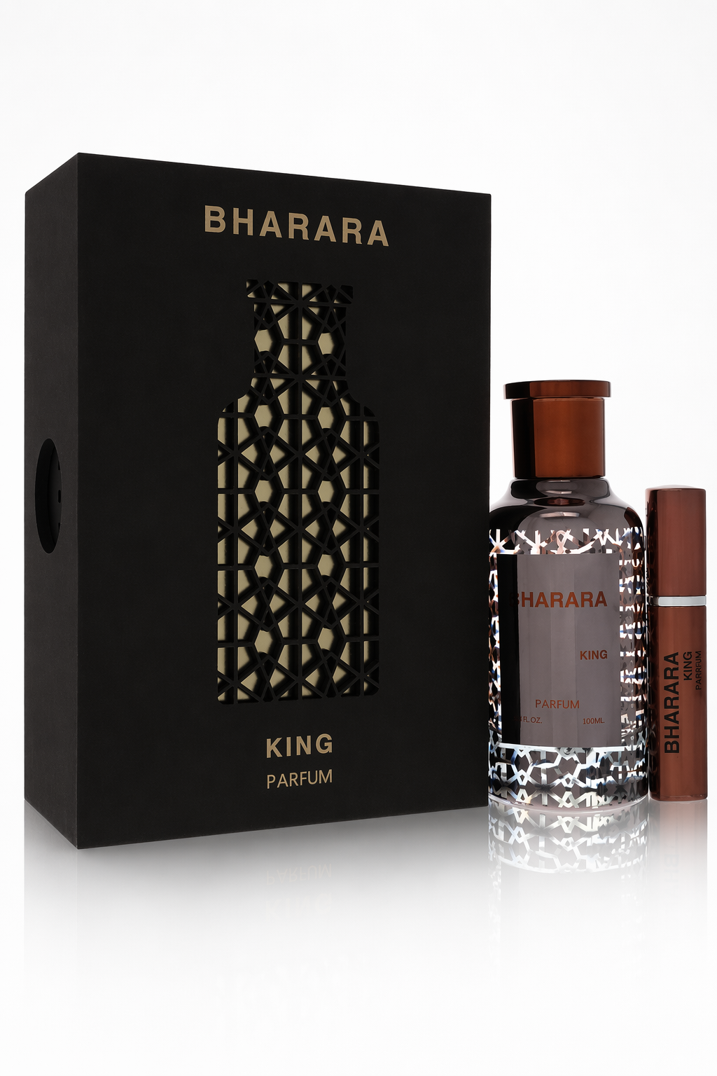 Bharara King Parfum Spray + Refillable Travel Spray By Bharara Beauty Default