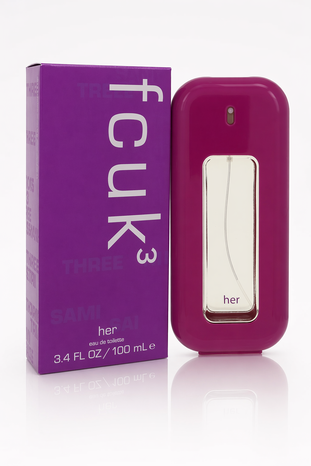 Fcuk 3 Eau De Toilette Spray By French Connection Default