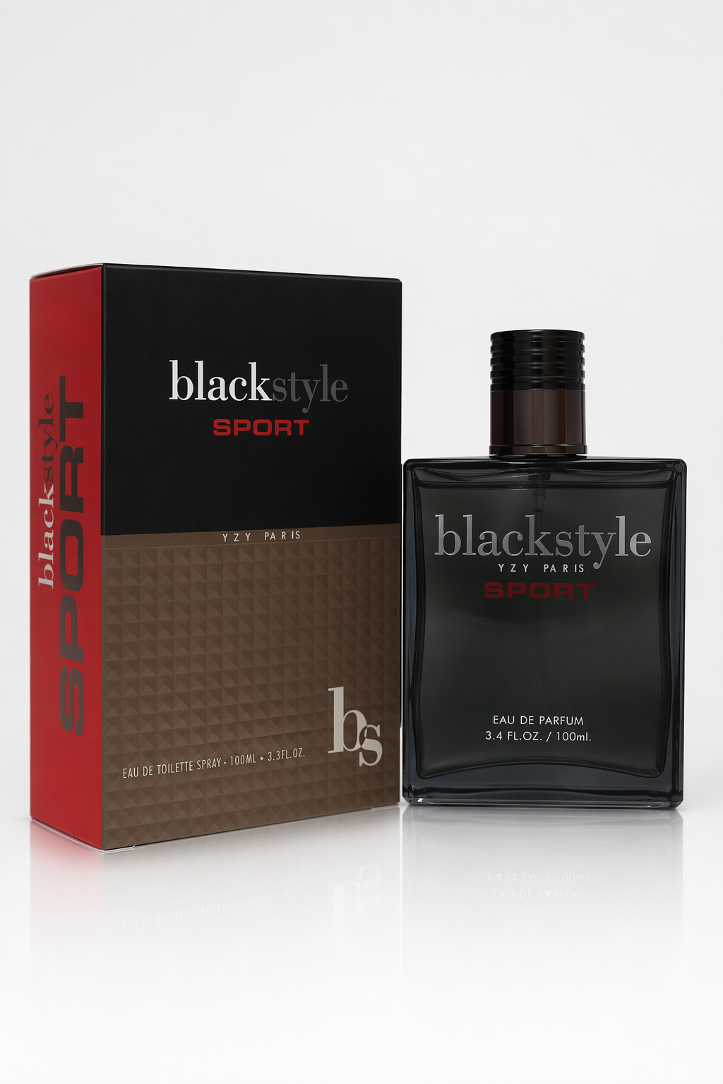 Black Style Sport Eau De Toilette Spray By Yzy Perfume Default