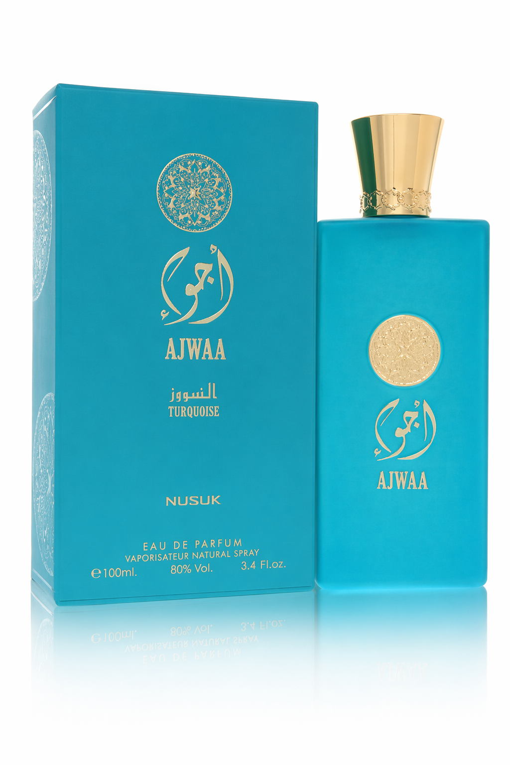 Nusuk Ajwaa Turquoise Eau De Parfum Spray (Unisex) By Nusuk Default