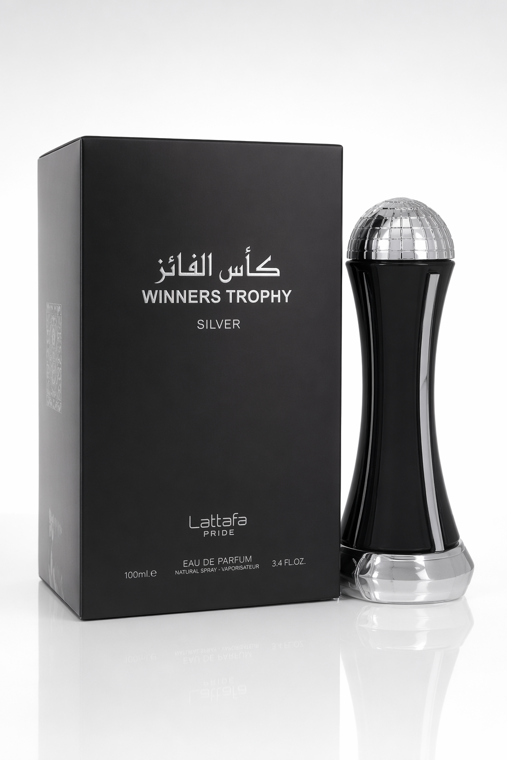Lattafa Pride Winners Trophy Silver Eau De Parfum Spray By Lattafa Default