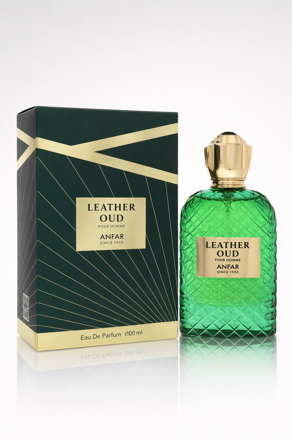 Anfar Leather Oud Eau De Parfum Spray By Anfar Default