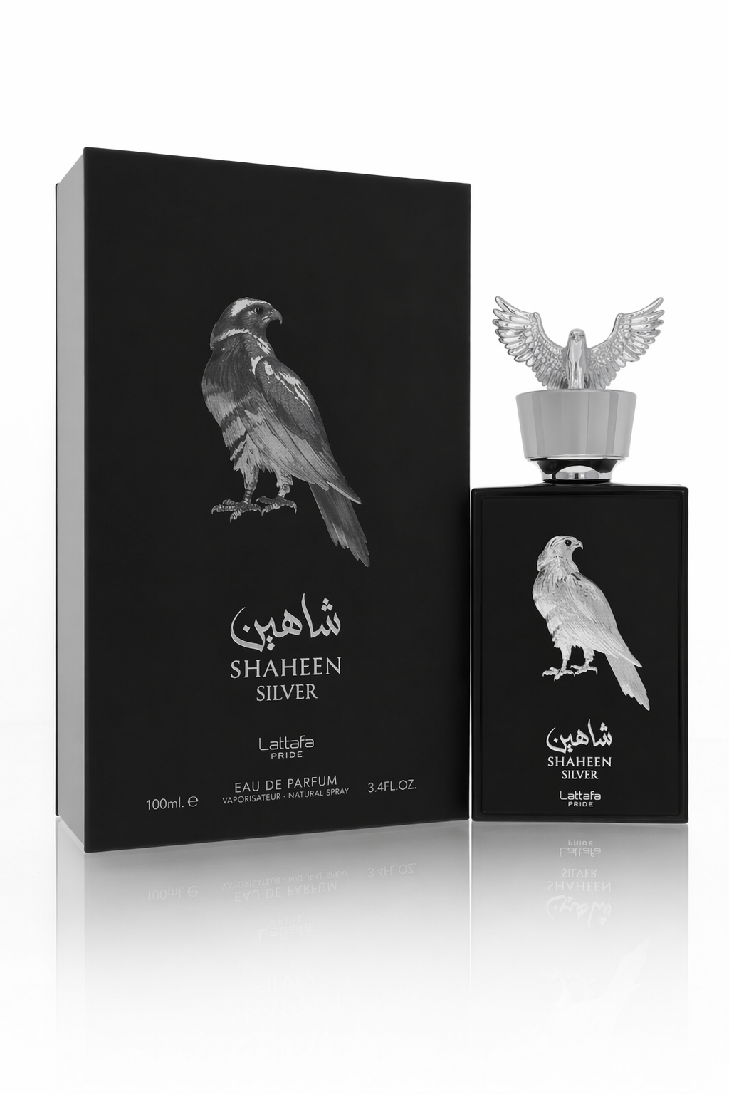 Lattafa Pride Shaheen Silver Eau De Parfum Spray (Unisex) By Lattafa Default