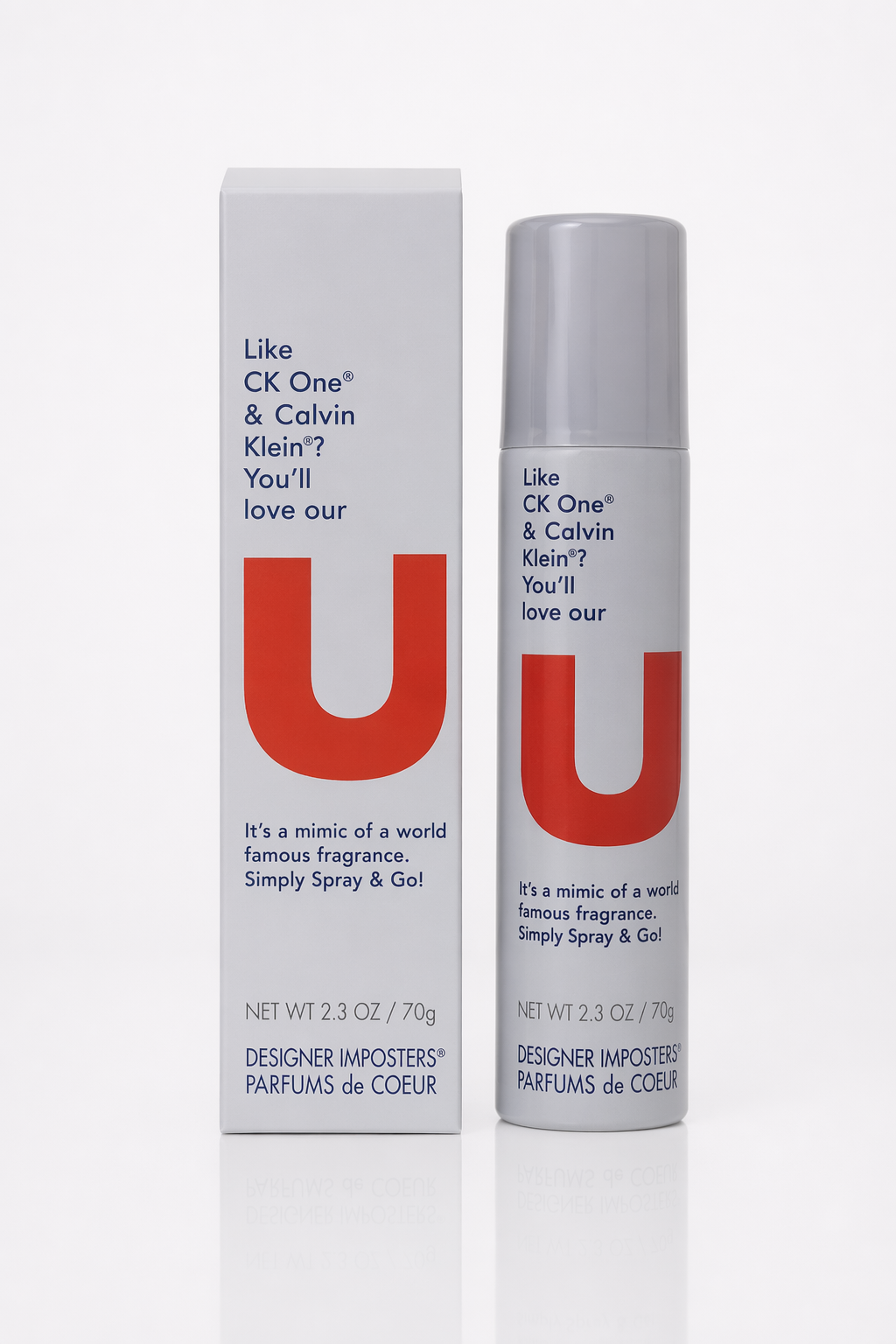 Designer Imposters U You Deodorant Body Spray (Unisex) By Parfums De Coeur Default