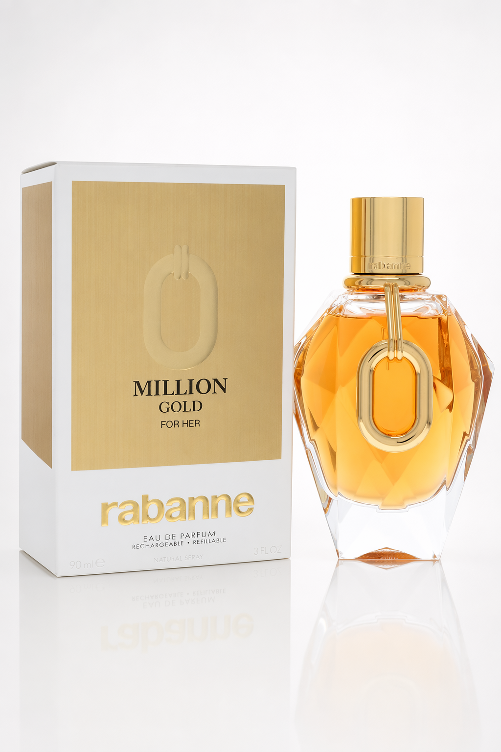 Paco Rabanne Million Gold Eau De Parfum Refillable Spray By Paco Rabanne Default