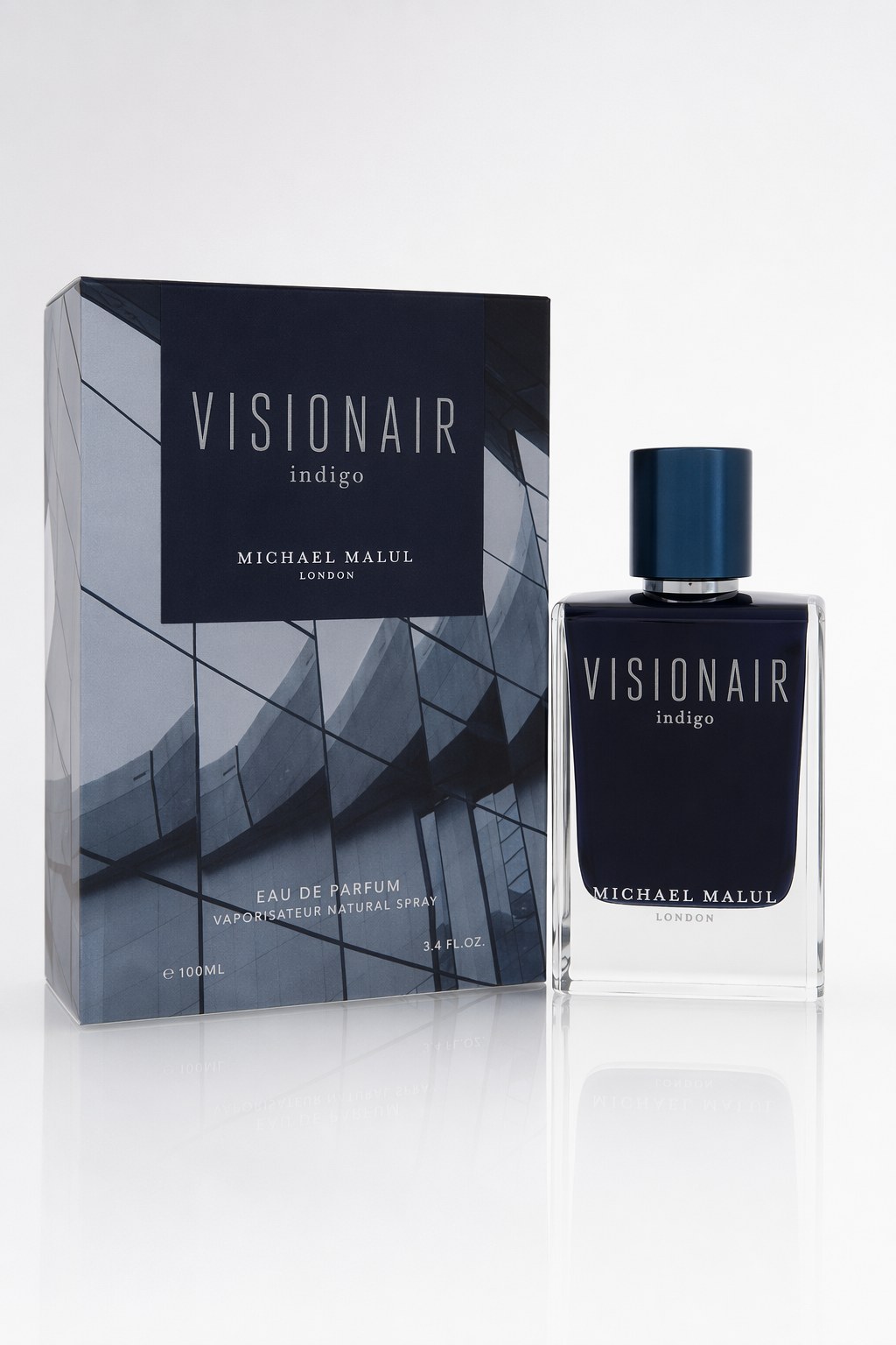 Visionair Indigo Eau De Parfum Spray By Michael Malul Default